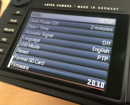 Leica M 240 Firmware Update
