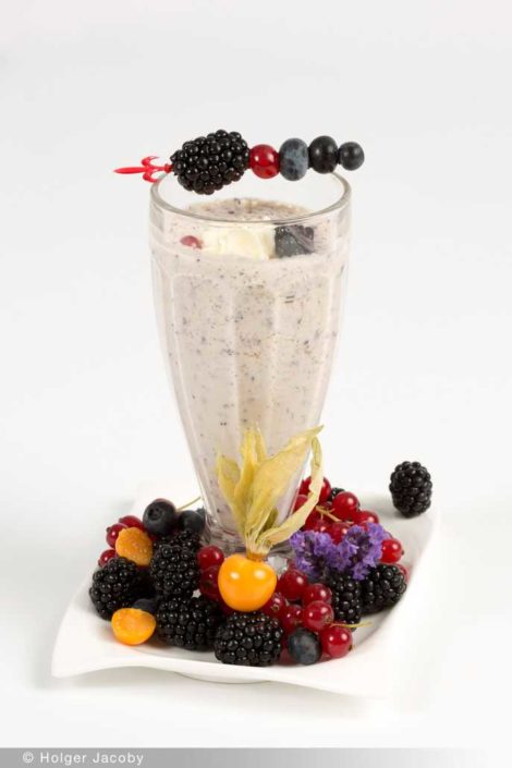 Beerenmilch-Smoothie